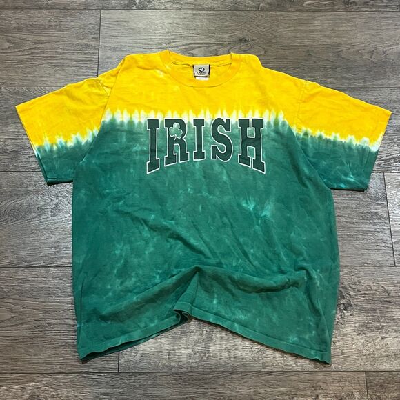 Liquid Blue Other - Vintage 90s Liquid Blue Notre Dame Semi Tie-Dye Single Stitch Made USA Men's XL